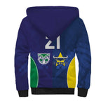 Custom Warriors-Cowboys Sherpa Hoodie Together Sporty Style