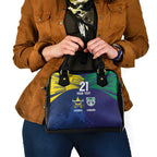 Custom Warriors-Cowboys Shoulder Handbag Together Sporty Style