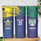 Custom Warriors-Cowboys Skinny Tumbler Together Sporty Style