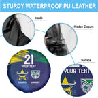 Custom Warriors-Cowboys Spare Tire Cover Together Sporty Style