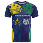 Custom Warriors-Cowboys T Shirt Together Sporty Style