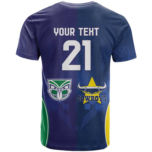 Custom Warriors-Cowboys T Shirt Together Sporty Style