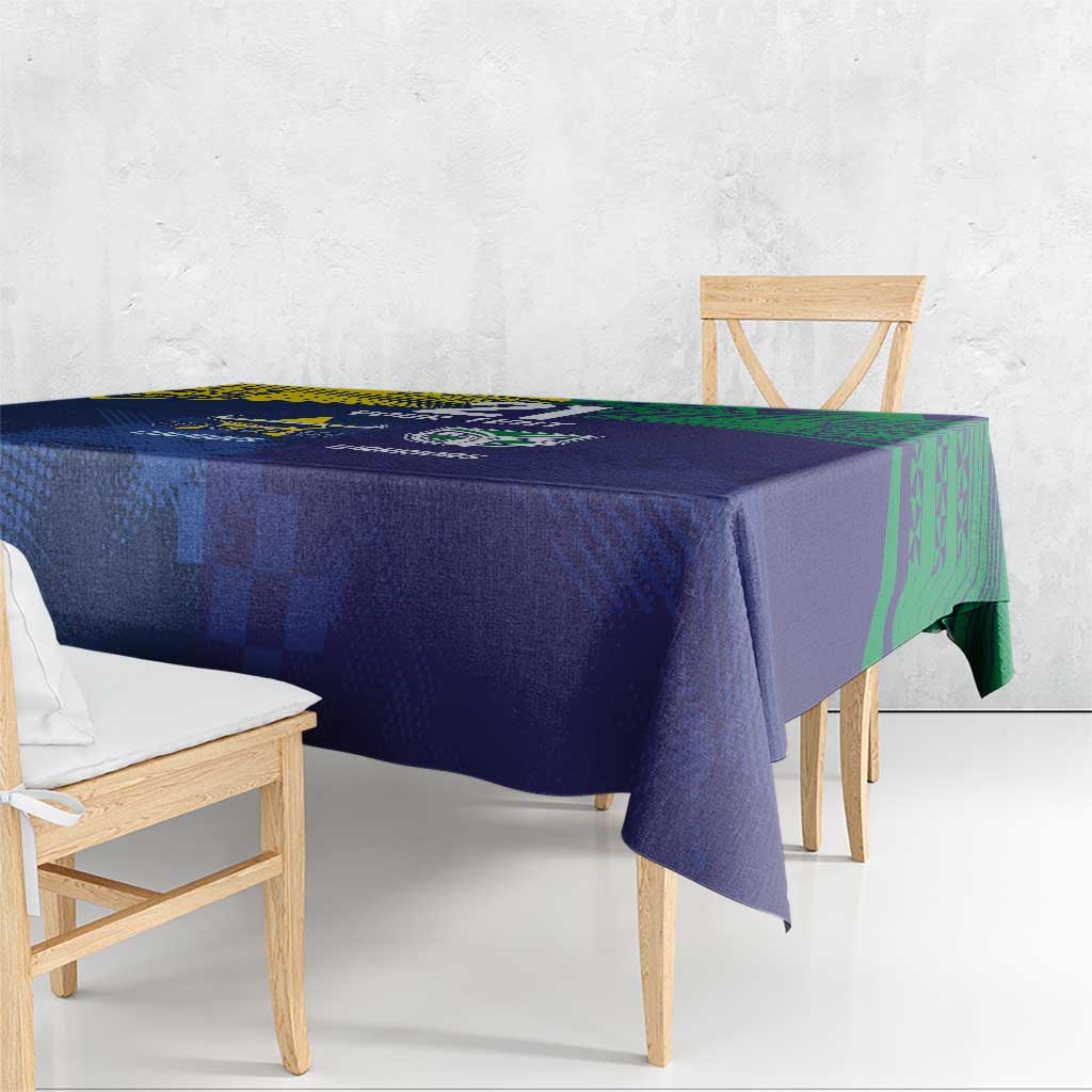 Custom Warriors-Cowboys Tablecloth Together Sporty Style