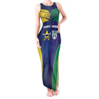 Custom Warriors-Cowboys Tank Maxi Dress Together Sporty Style