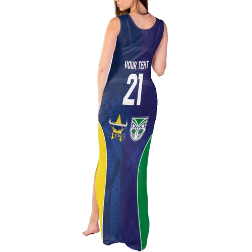 Custom Warriors-Cowboys Tank Maxi Dress Together Sporty Style