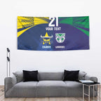 Custom Warriors-Cowboys Tapestry Together Sporty Style