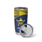 Custom Warriors-Cowboys Tumbler Cup Together Sporty Style