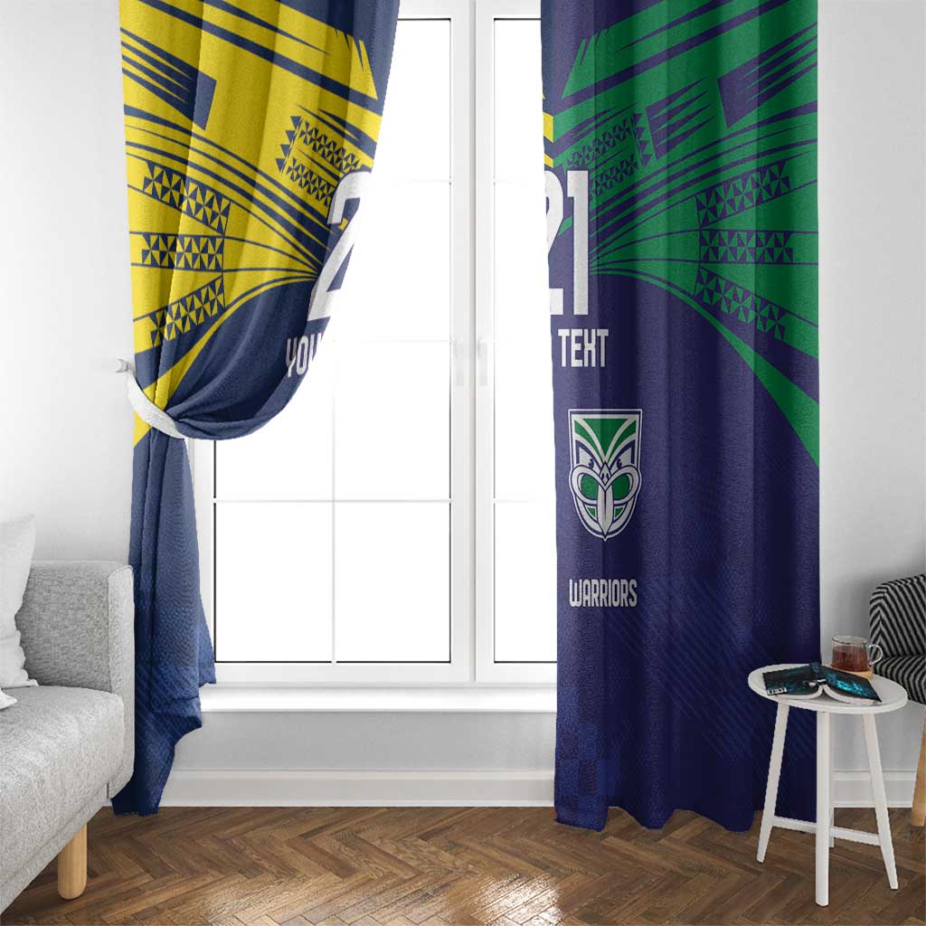 Custom Warriors-Cowboys Window Curtain Together Sporty Style