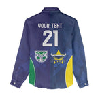 Custom Warriors-Cowboys Women Casual Shirt Together Sporty Style