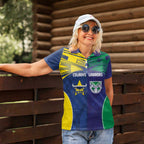 Custom Warriors-Cowboys Women Polo Shirt Together Sporty Style