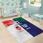 Custom Warriors-Dragons Area Rug Together Sporty Style