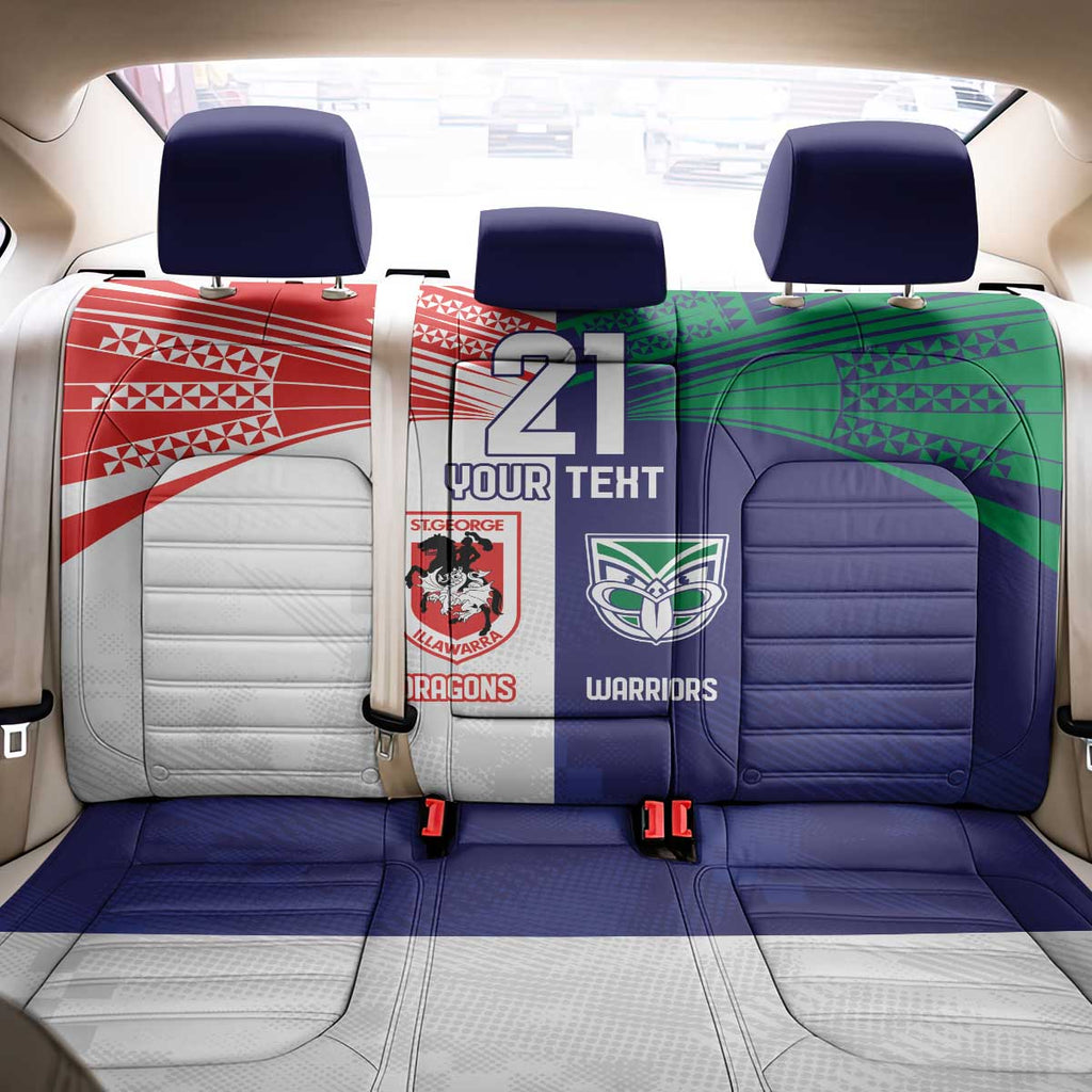 Custom Warriors-Dragons Back Car Seat Cover Together Sporty Style
