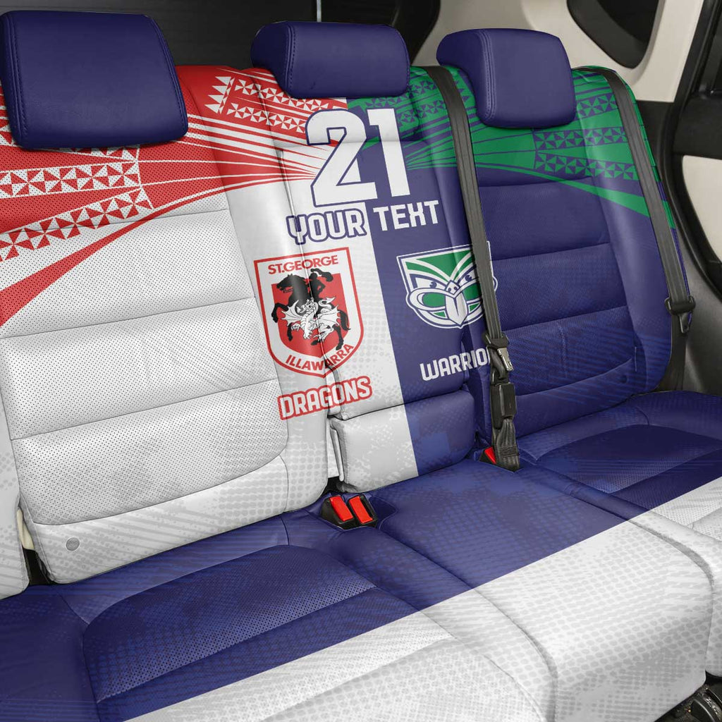 Custom Warriors-Dragons Back Car Seat Cover Together Sporty Style