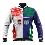 Custom Warriors-Dragons Baseball Jacket Together Sporty Style