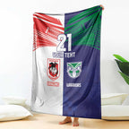 Custom Warriors-Dragons Blanket Together Sporty Style