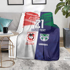 Custom Warriors-Dragons Blanket Together Sporty Style