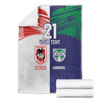 Custom Warriors-Dragons Blanket Together Sporty Style