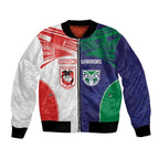 Custom Warriors-Dragons Bomber Jacket Together Sporty Style