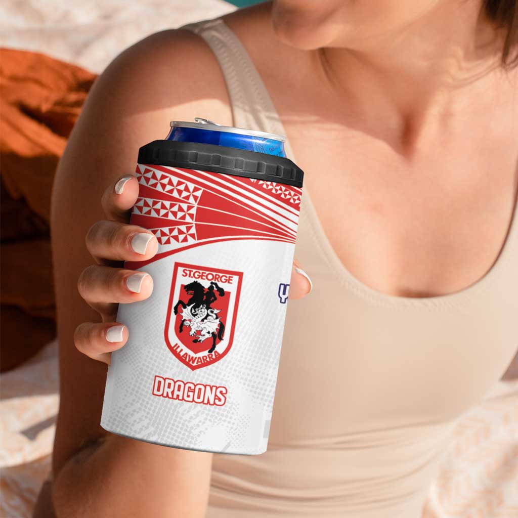 Custom Warriors-Dragons 4 in 1 Can Cooler Tumbler Together Sporty Style