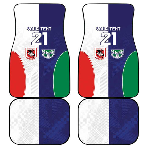 Custom Warriors-Dragons Car Mats Together Sporty Style