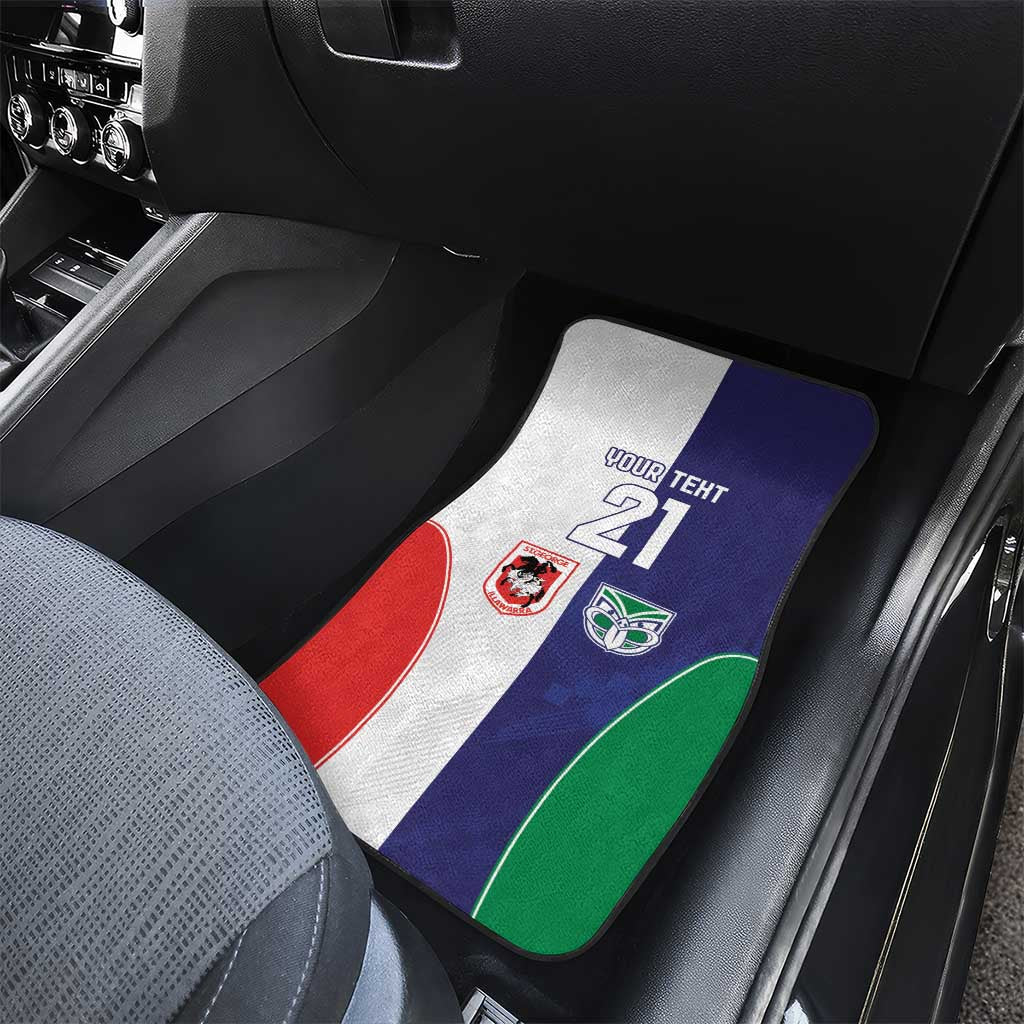 Custom Warriors-Dragons Car Mats Together Sporty Style