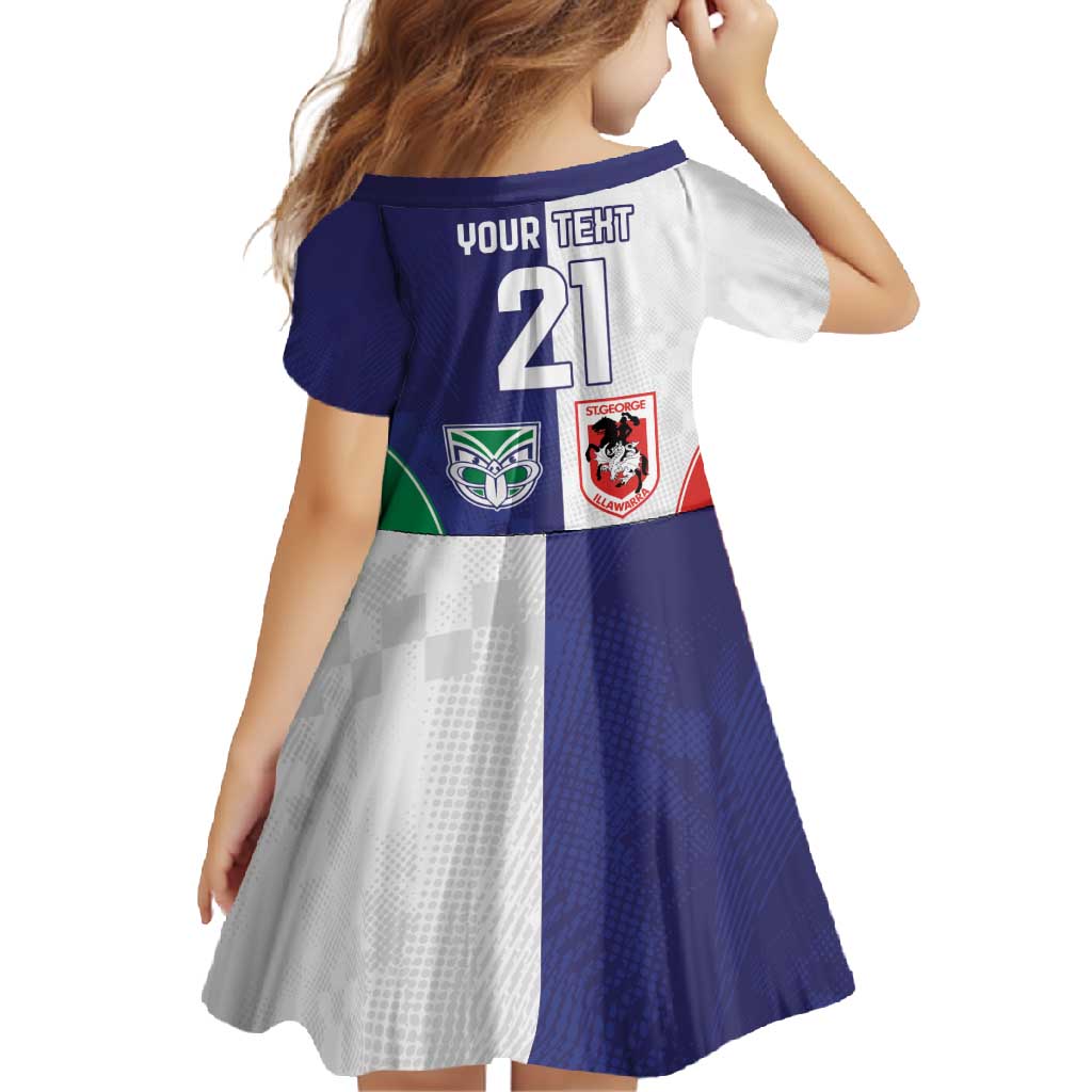 Custom Warriors-Dragons Family Matching Mermaid Dress and Hawaiian Shirt Together Sporty Style