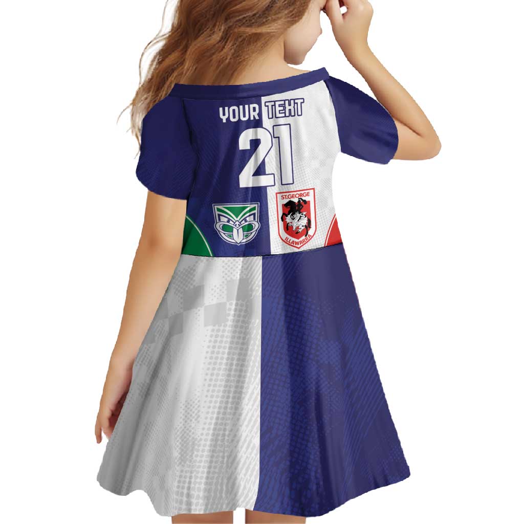 Custom Warriors-Dragons Family Matching Off Shoulder Maxi Dress and Hawaiian Shirt Together Sporty Style