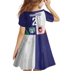 Custom Warriors-Dragons Family Matching Off Shoulder Maxi Dress and Hawaiian Shirt Together Sporty Style
