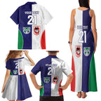 Custom Warriors-Dragons Family Matching Tank Maxi Dress and Hawaiian Shirt Together Sporty Style
