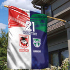 Custom Warriors-Dragons Garden Flag Together Sporty Style