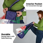 Custom Warriors-Dragons Grocery Bag Together Sporty Style