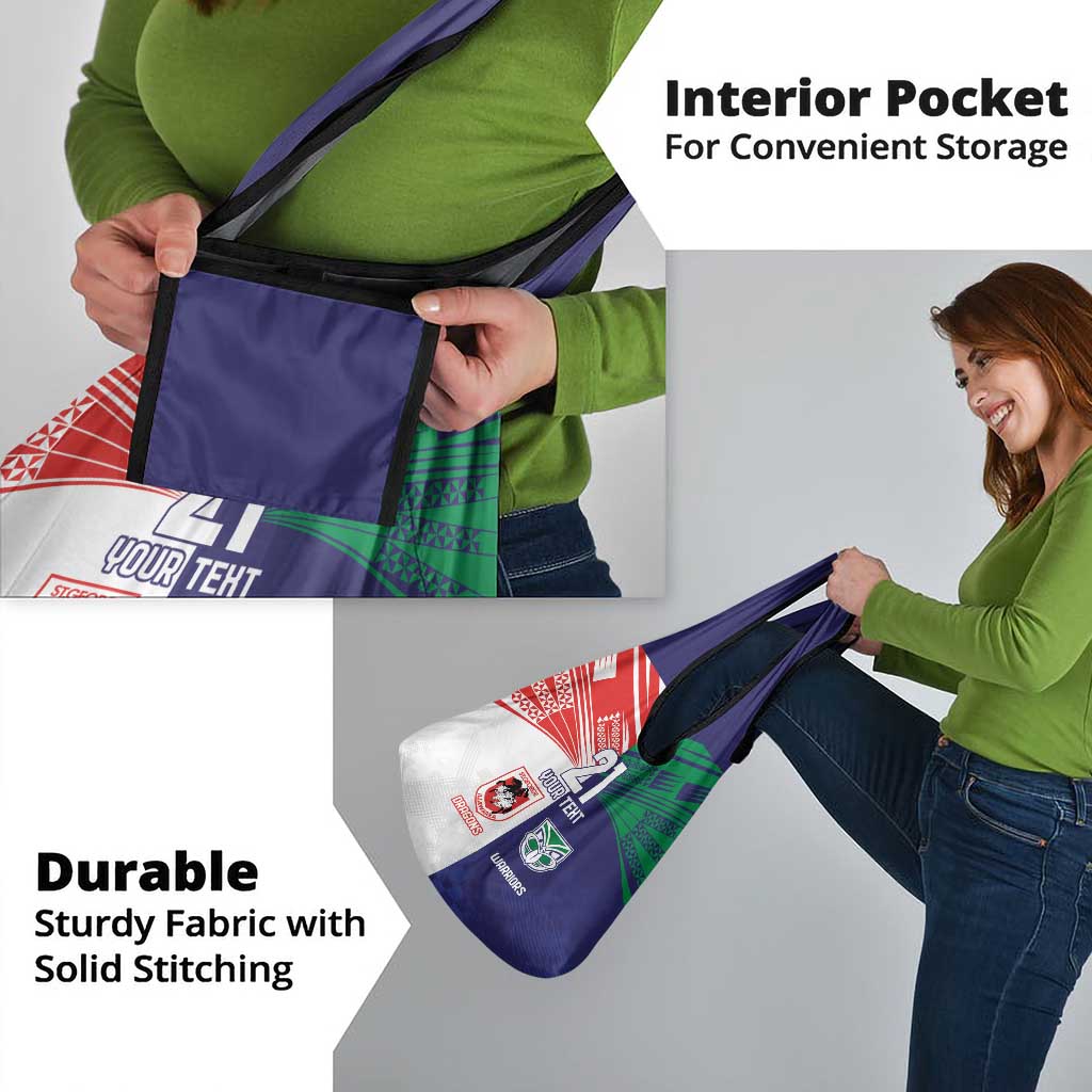Custom Warriors-Dragons Grocery Bag Together Sporty Style