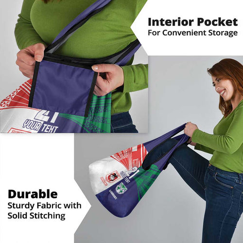 Custom Warriors-Dragons Grocery Bag Together Sporty Style