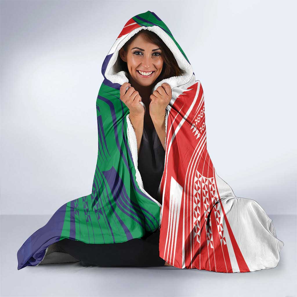 Custom Warriors-Dragons Hooded Blanket Together Sporty Style
