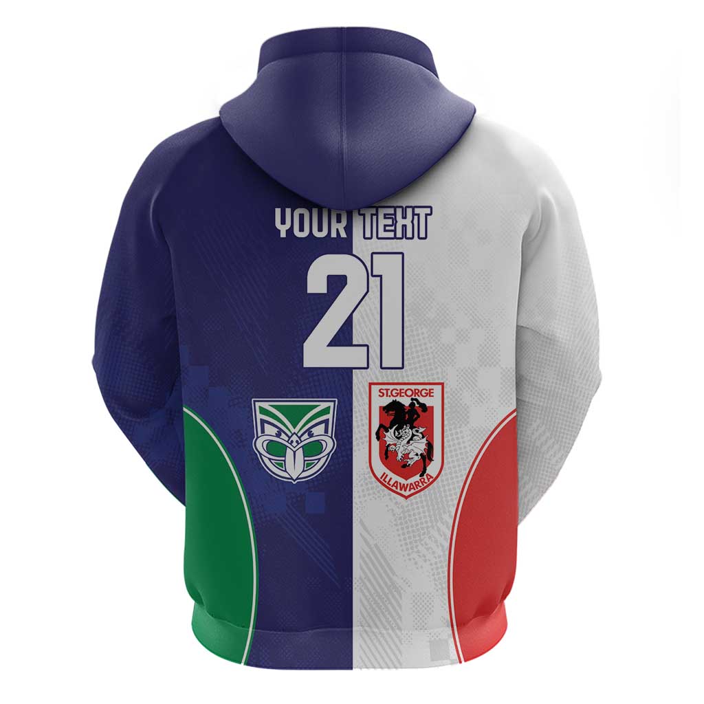 Custom Warriors-Dragons Hoodie Together Sporty Style