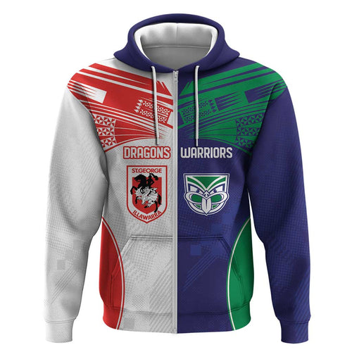 Custom Warriors-Dragons Hoodie Together Sporty Style