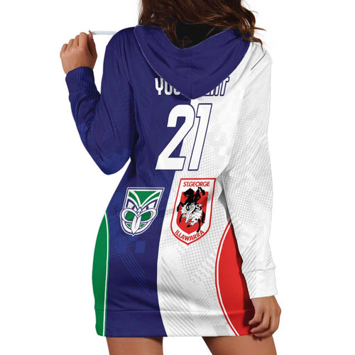 Custom Warriors-Dragons Hoodie Dress Together Sporty Style