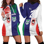 Custom Warriors-Dragons Hoodie Dress Together Sporty Style