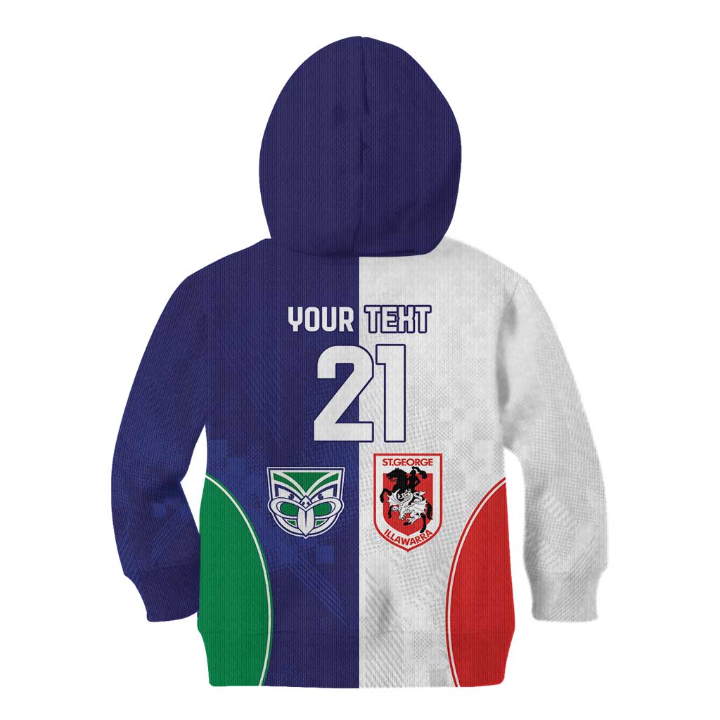 Custom Warriors-Dragons Kid Hoodie Together Sporty Style