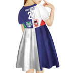 Custom Warriors-Dragons Kid Short Sleeve Dress Together Sporty Style