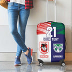 Custom Warriors-Dragons Luggage Cover Together Sporty Style