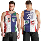 Custom Warriors-Dragons Men Tank Top Together Sporty Style