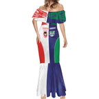 Custom Warriors-Dragons Mermaid Dress Together Sporty Style