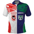Custom Warriors-Dragons Polo Shirt Together Sporty Style