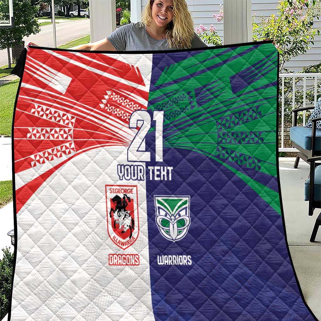Custom Warriors-Dragons Quilt Together Sporty Style