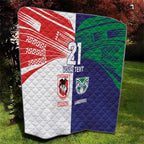 Custom Warriors-Dragons Quilt Together Sporty Style
