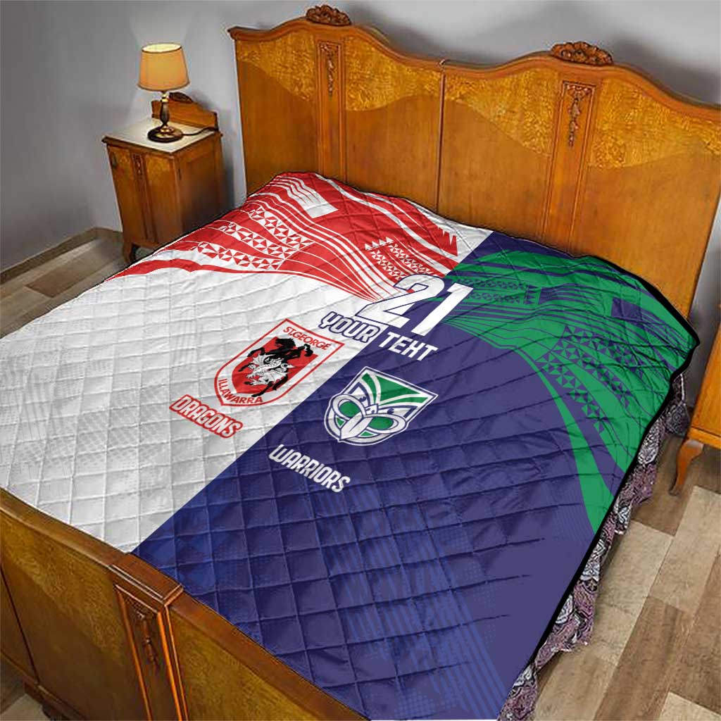 Custom Warriors-Dragons Quilt Together Sporty Style