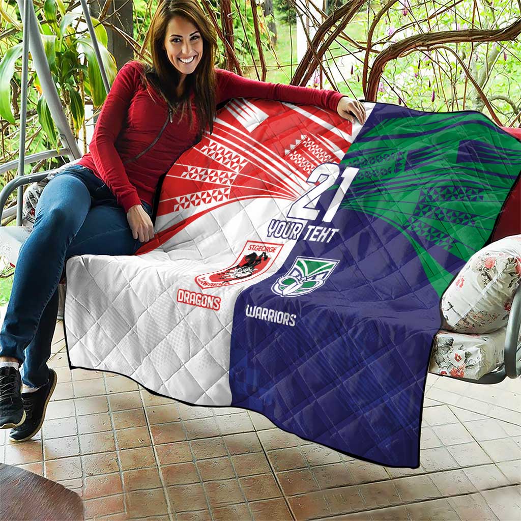 Custom Warriors-Dragons Quilt Together Sporty Style