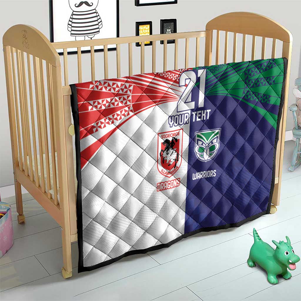 Custom Warriors-Dragons Quilt Together Sporty Style