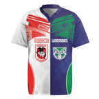 Custom Warriors-Dragons Rugby Jersey Together Sporty Style